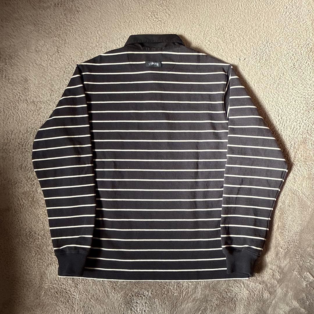 ウェア Stussy STRIPED RUGBY SHIRT