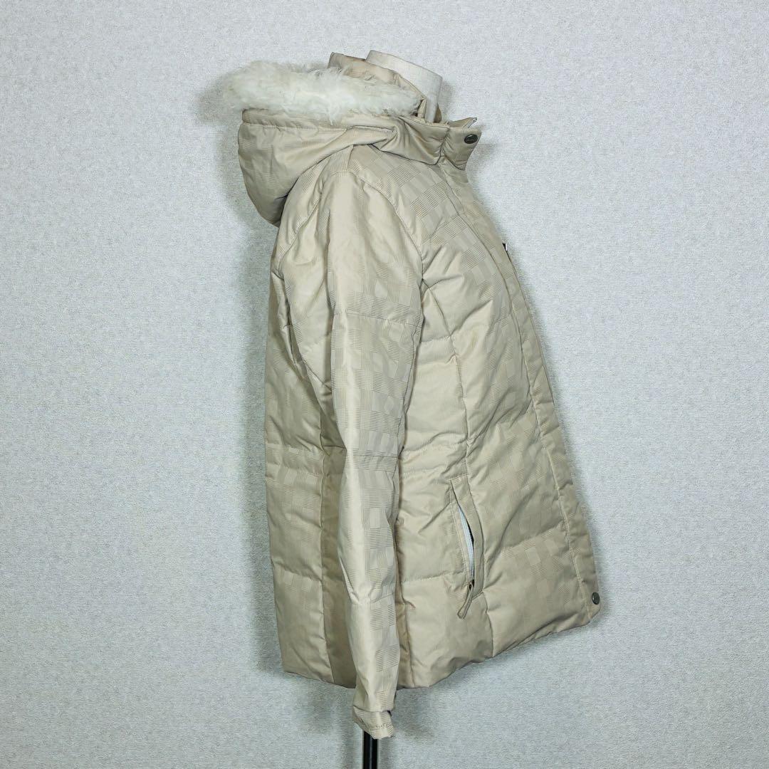 極美品　phenix スキーウェア 上下セット M ダウン80% ベージュ 黒