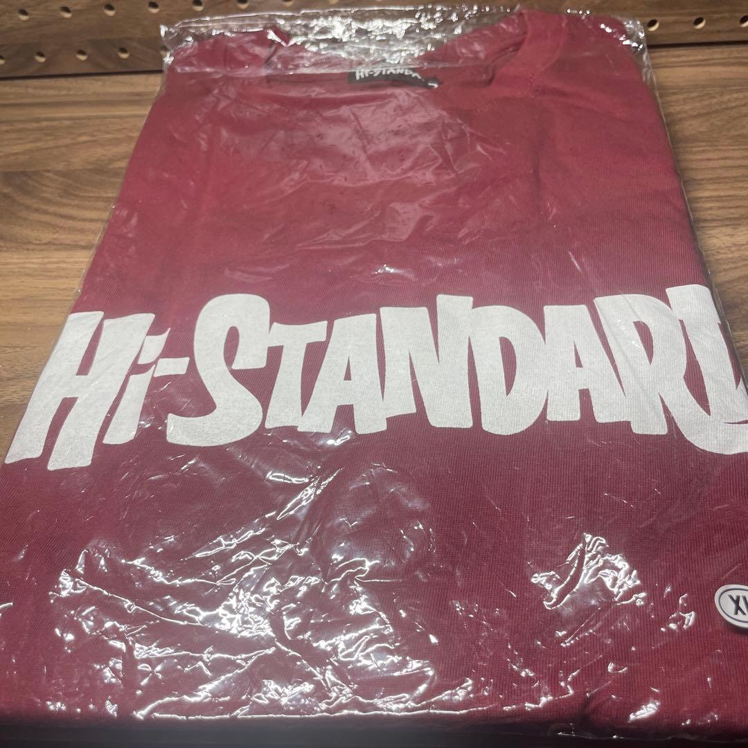 【未使用】Hi-STANDARD XL Tシャツ バーガンディー パンスプ限定