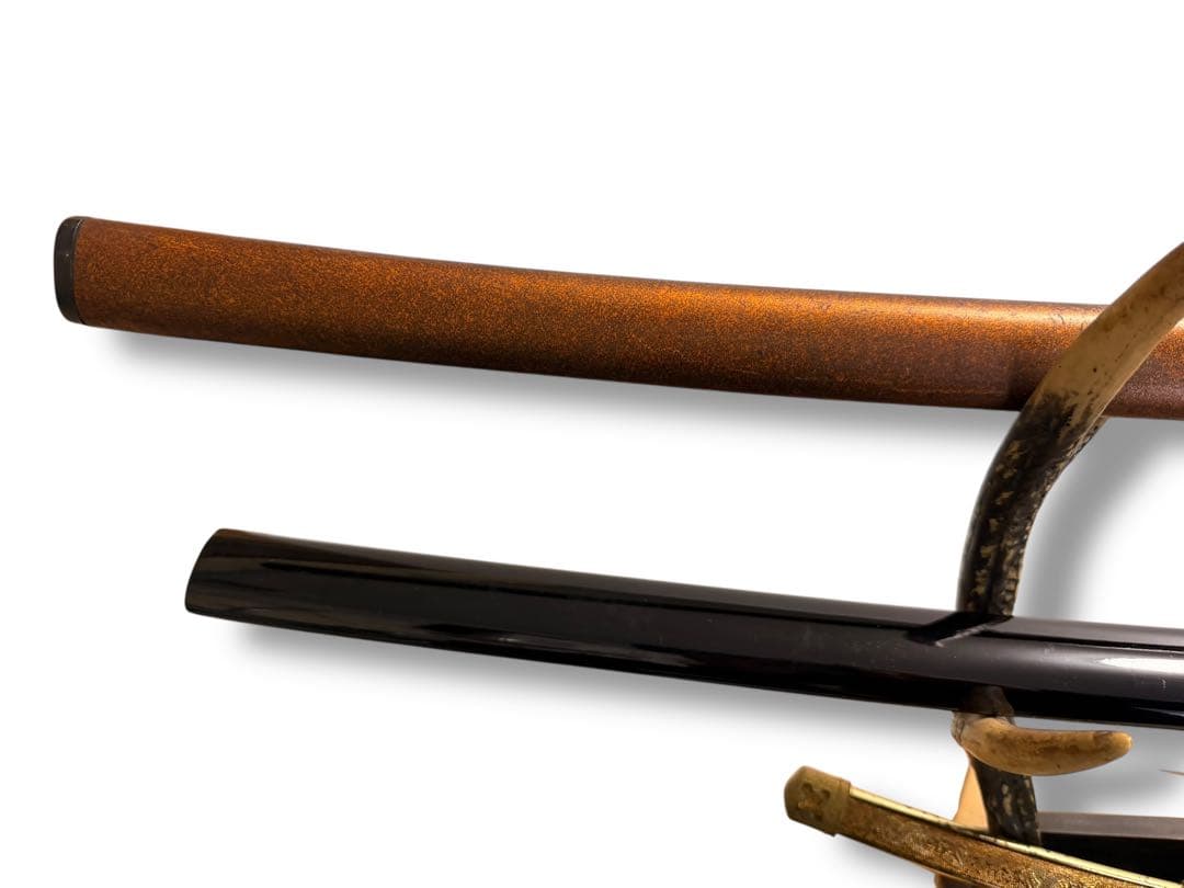 #模造刀 4振り鹿角風 刀剣ディスプレイセット