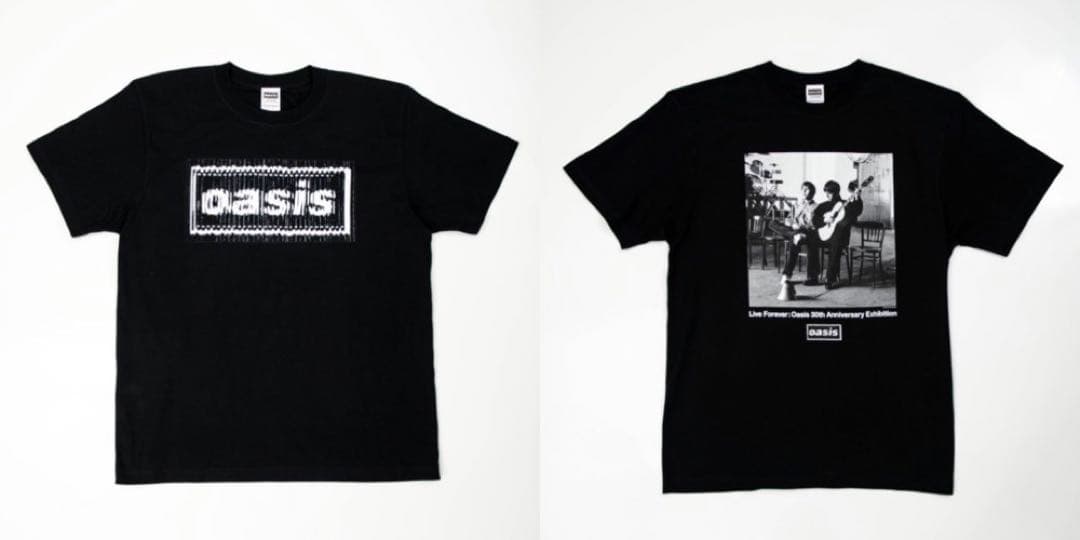 【未開封】oasis 30th 特別展／Tシャツ2種／L ／新品・おまけ付
