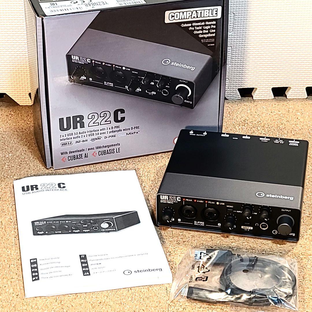 Steinberg UR22C オーディオインターフェイス（付属ソフト未使用）