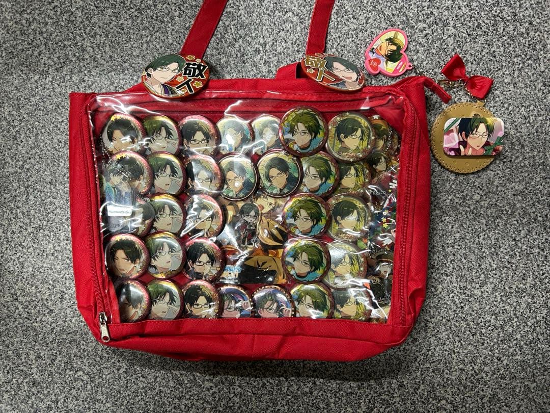 あんスタ あんさんぶるスターズ 蓮巳敬人 缶バッジ　ラバーストラップ