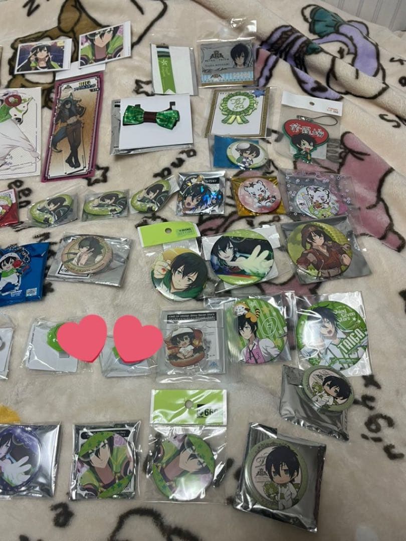 60点以上　キングオブプリズム　香賀美　タイガ　キンプリ　缶バッジ　アクスタ