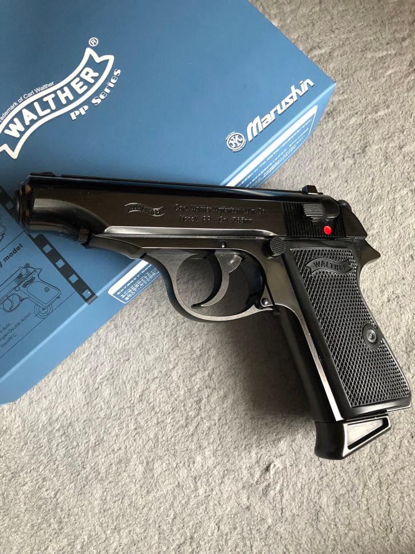 マルシン　ワルサーPP WディープブラックABSモデルガン