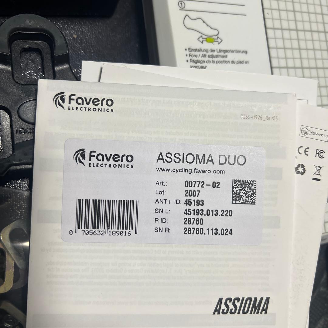 パーツ Favero Assioma duo