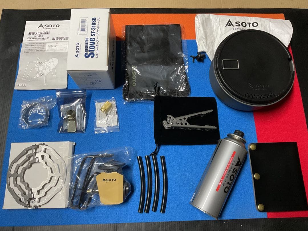 SOTOレギュレーターストーブST-310SBカスタム+1.8ℓクッカー新品