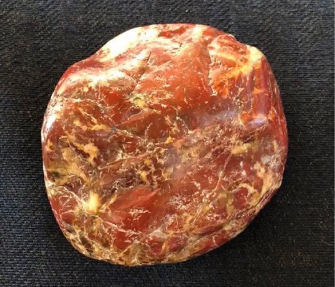 インテリア　置物　石　オブジェ　赤色　赤茶色　岩石　コレクション　化石