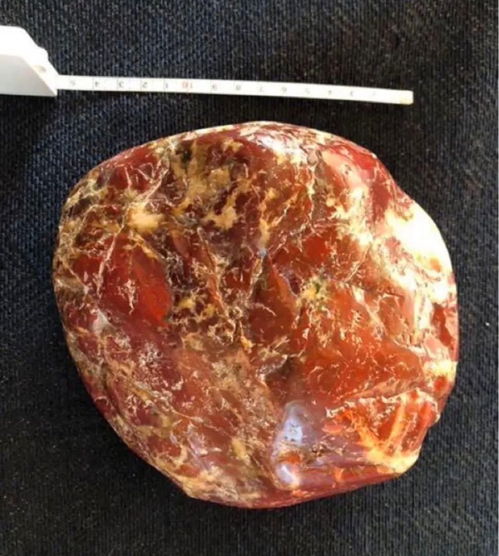 インテリア　置物　石　オブジェ　赤色　赤茶色　岩石　コレクション　化石