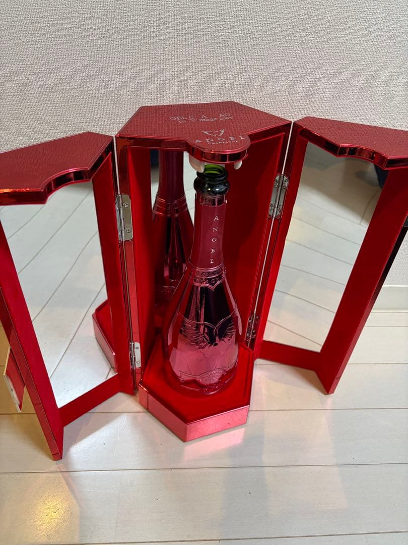 ANGEL CHAMPAGNE Vintage 2005 RED 空瓶空箱