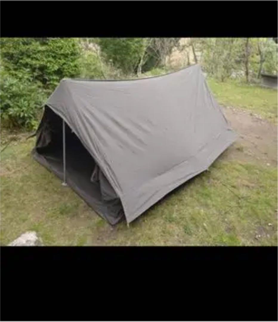 フランス軍 F1テント　パップテント　軍幕 キャンプ 80s