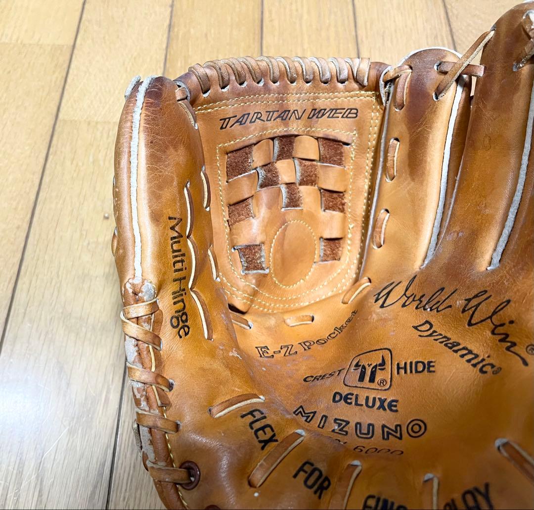 Mizuno ミズノ　青カップ　軟式　グローブ　ワールドウィン
