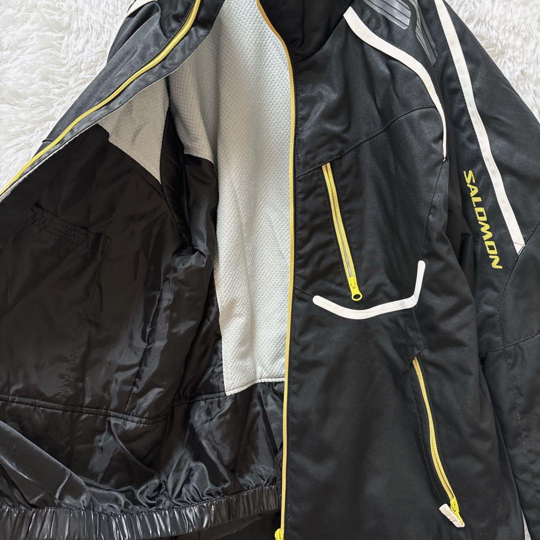 サロモン スキーウェア ブラック　Oサイズ　大きめ　スノーボード　セットアップ