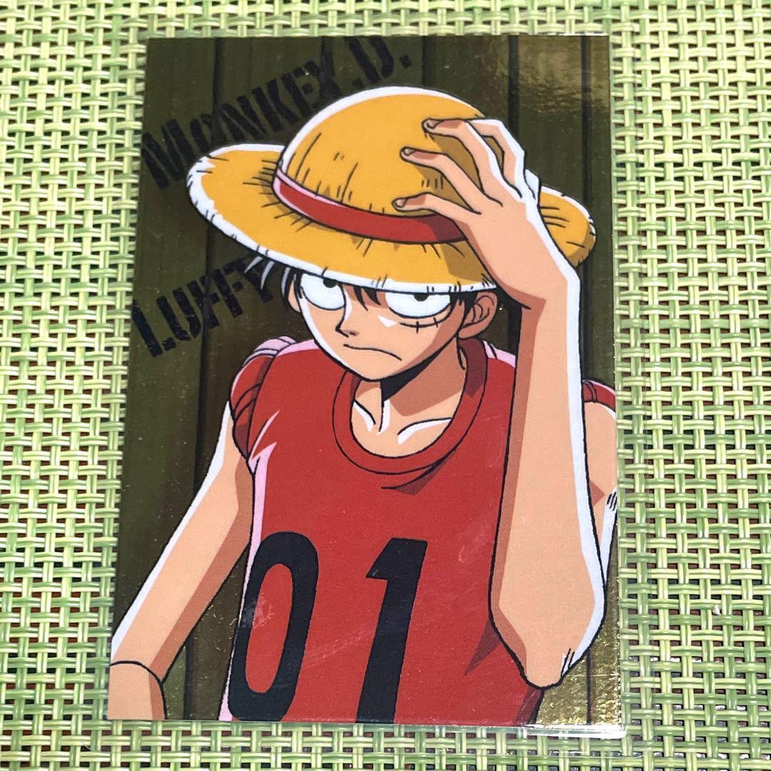 ONE PIECE ルフィ　ラミカード　ラミネートカード　★