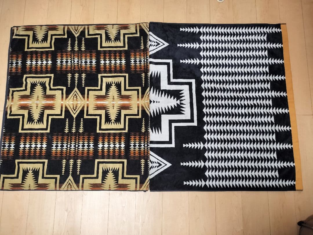 ペンドルトンPENDLETONオーバーサイズジャガードタオル 2枚