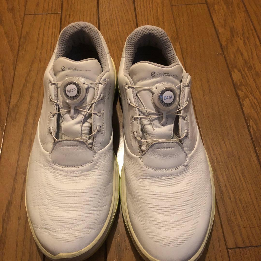 エコー　ECCO GOLF LT1 ホワイト/ライム 27.5㎝ゴルフシューズ