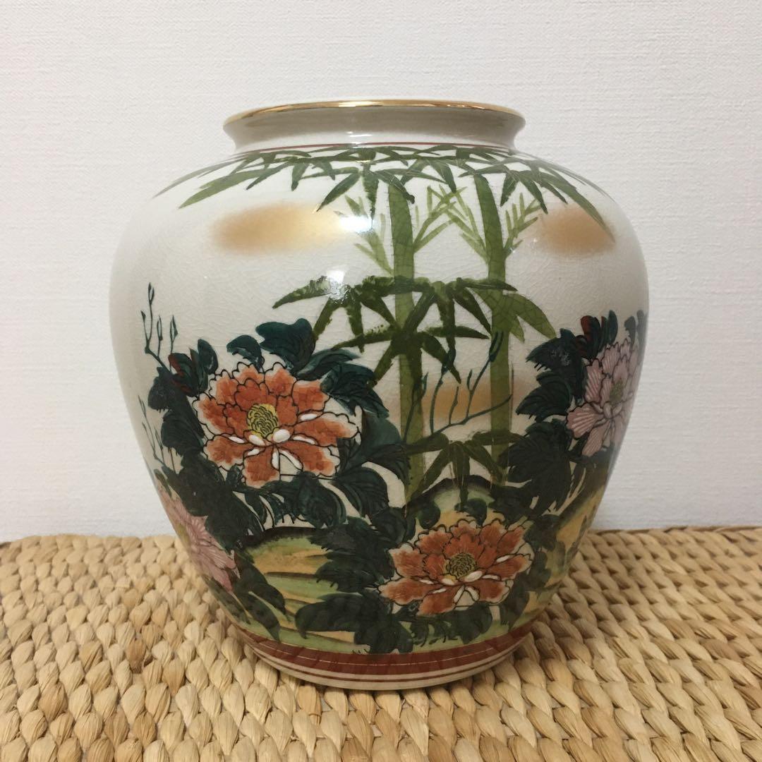 九谷焼　上絵壺