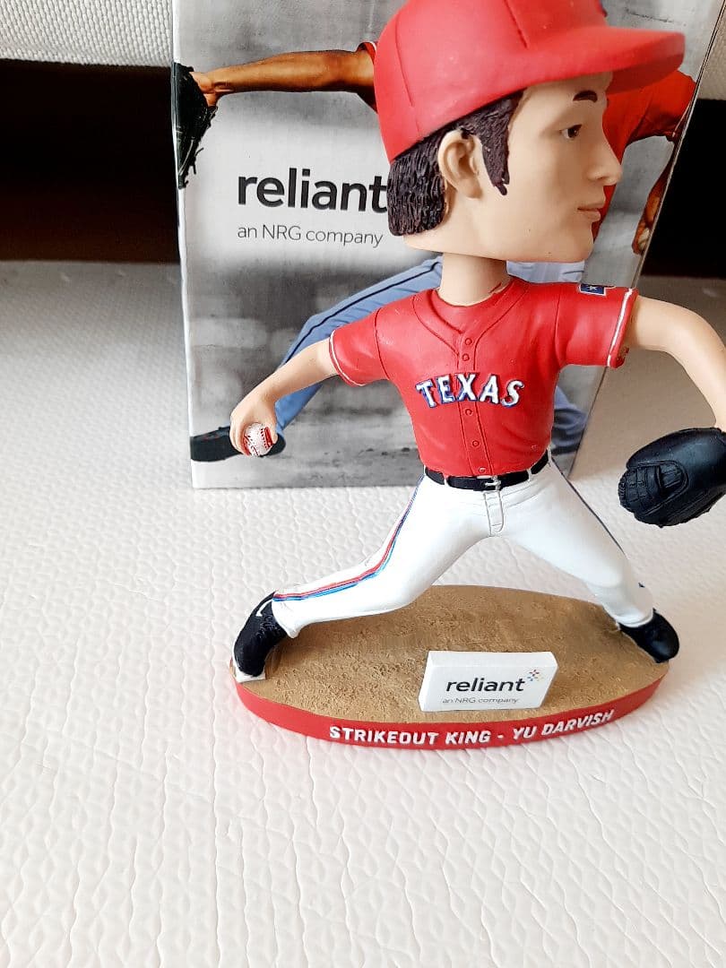 ダルビッシュ　レンジャース　2014 奪三振王達成記念　ボブルヘッド