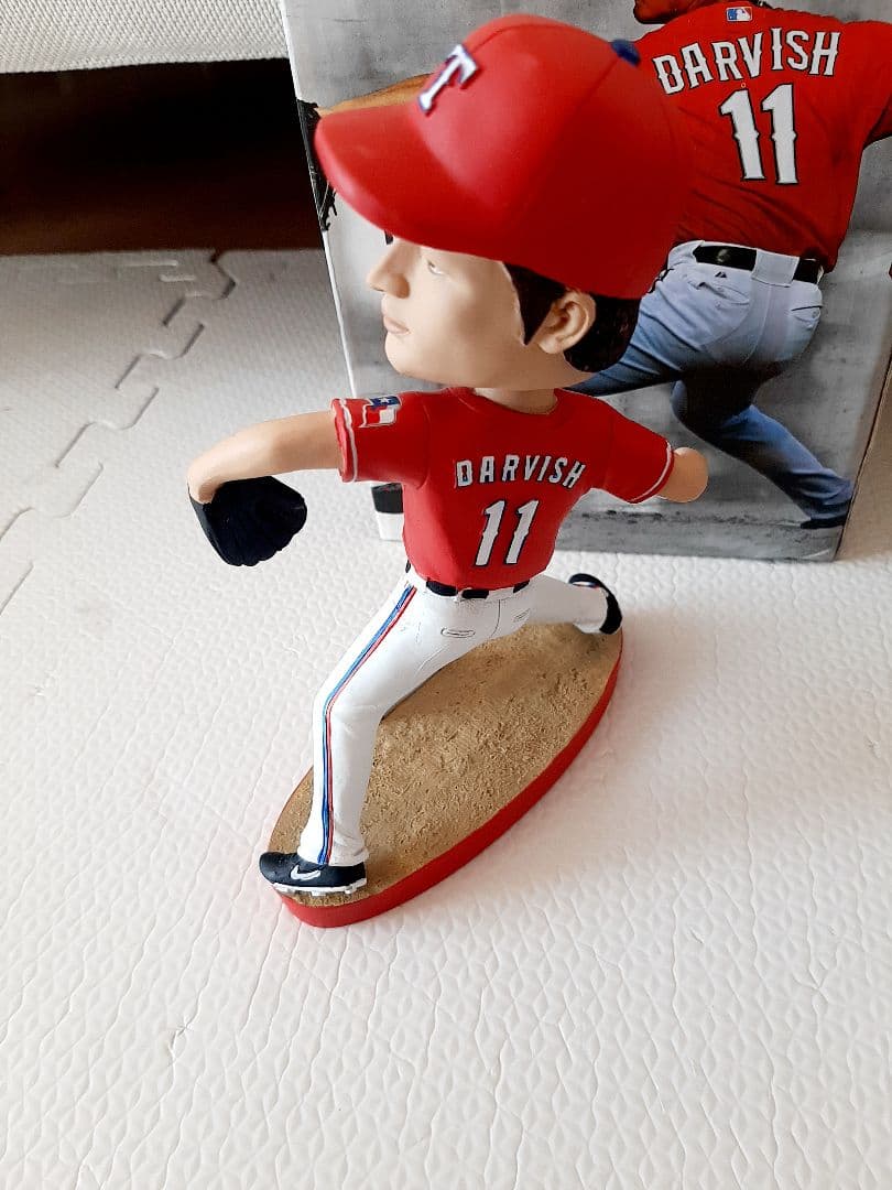 ダルビッシュ　レンジャース　2014 奪三振王達成記念　ボブルヘッド