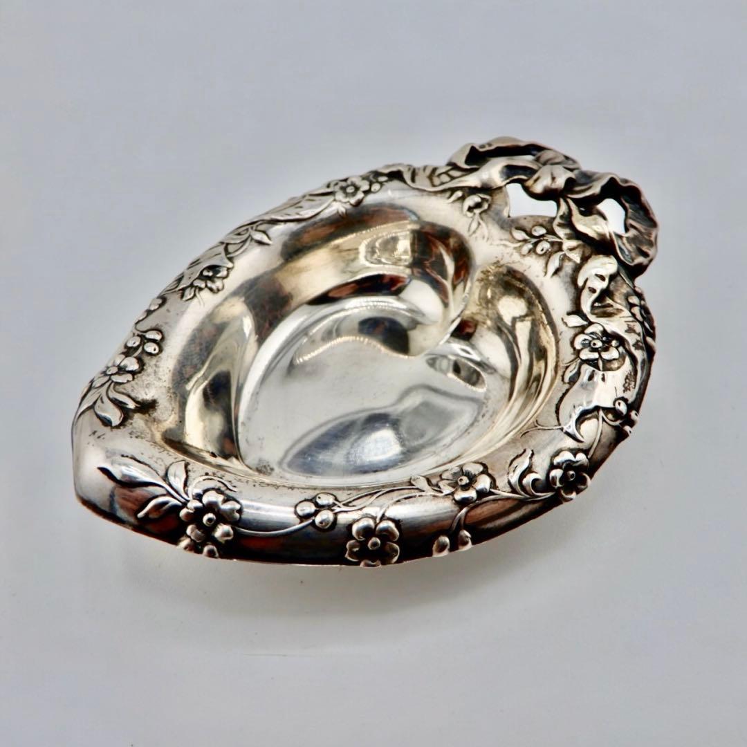 M1303 Antique 1910s Reed & Barton ハートトレイ