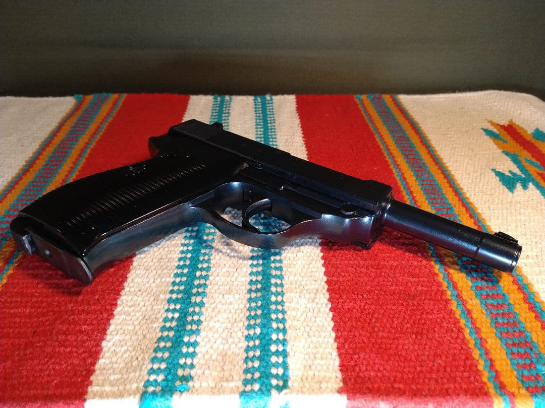 希少な美品！マルゼン　ワルサーP38　キャロム社モリブデンブルーカスタム！漏無し