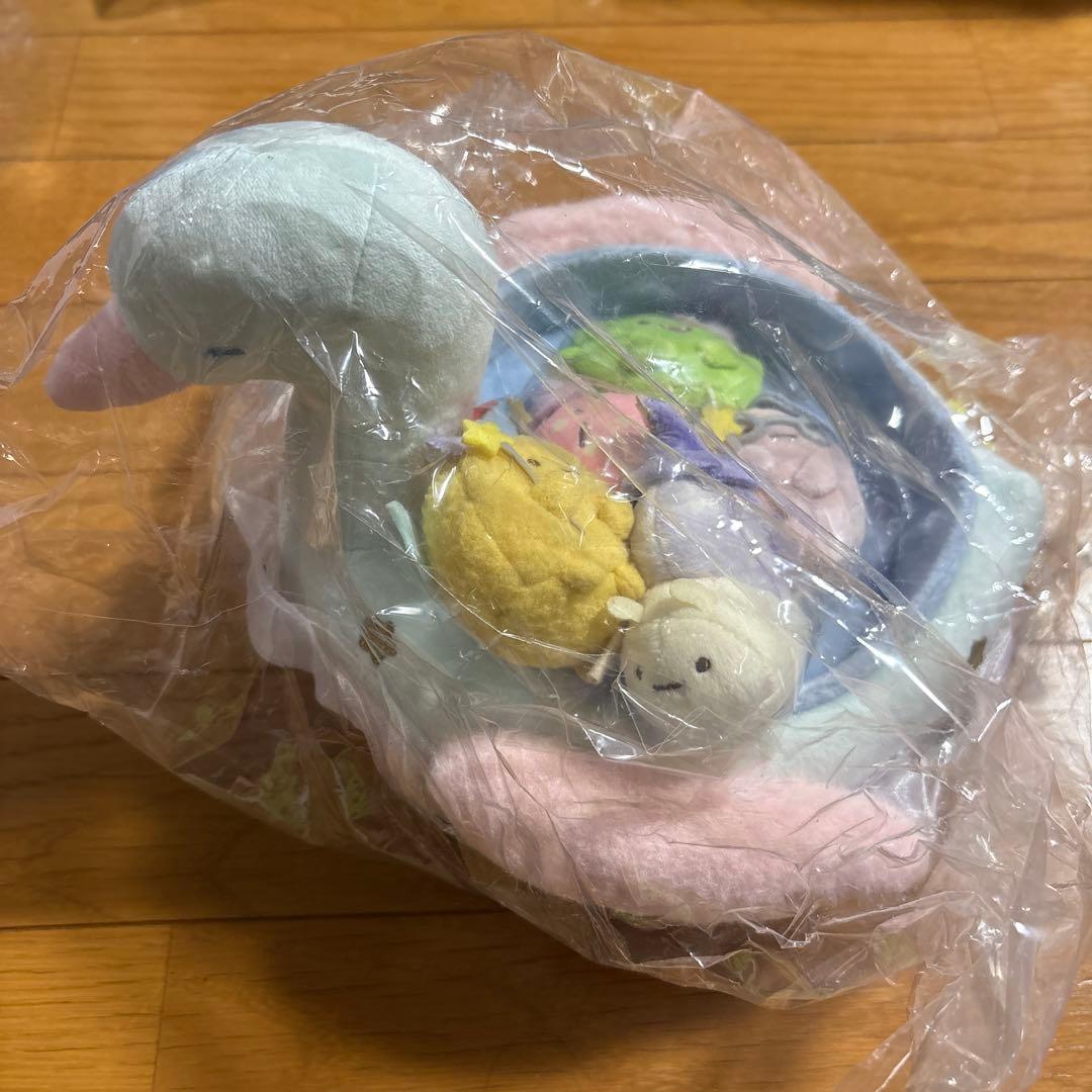 すみっコぐらし　映画　青い月夜のまほうのこ　スワンボート　シーンぬいぐるみ