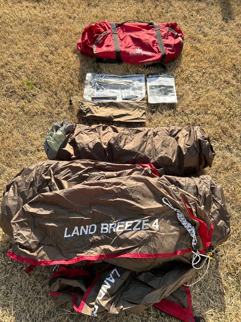  peak スノーピーク　ランドブリーズ4 SD-614 使用1回