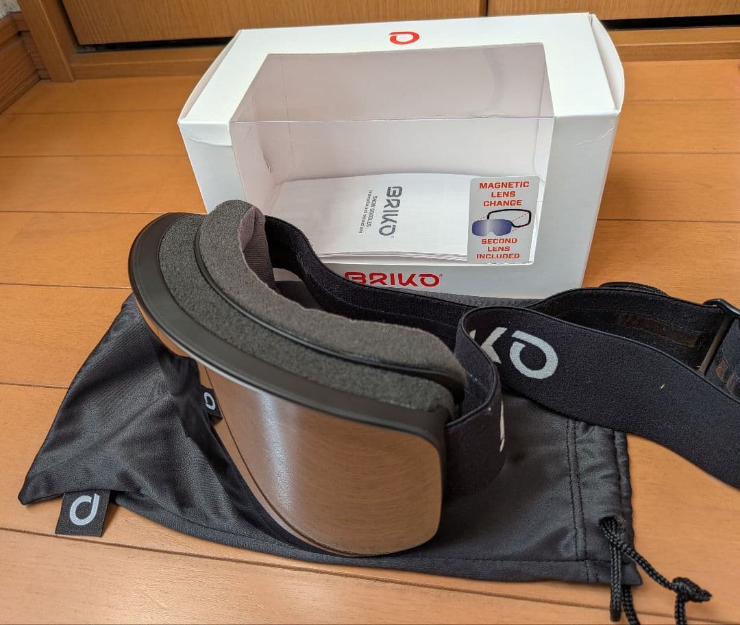 BRIKO マグネット交換式ゴーグル ミラー