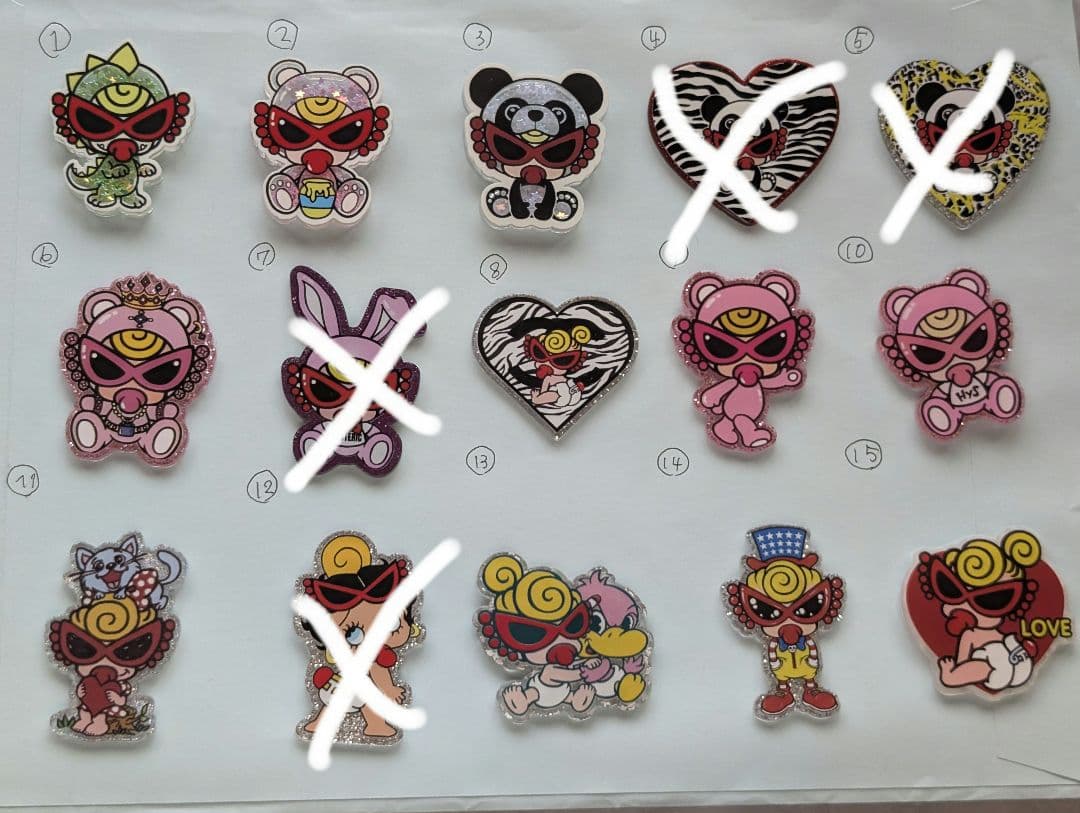 キラキラアクリル 在庫