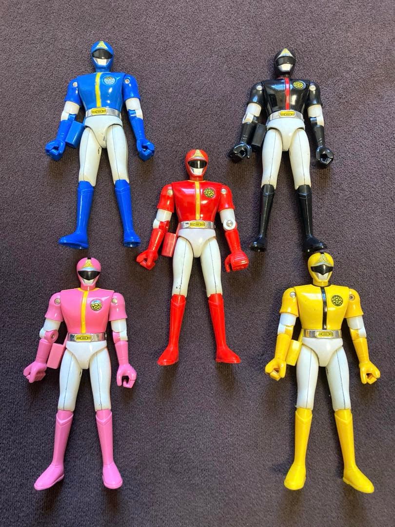 科学戦隊ダイナマン 超合金 フィギュア 5体セット 当時物 ポピー GB-95