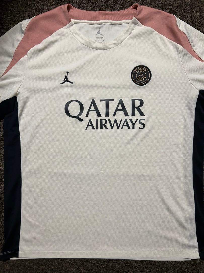 Jordan PSG DRI-FIT シャツ ホワイト/ピンク/ネイビー
