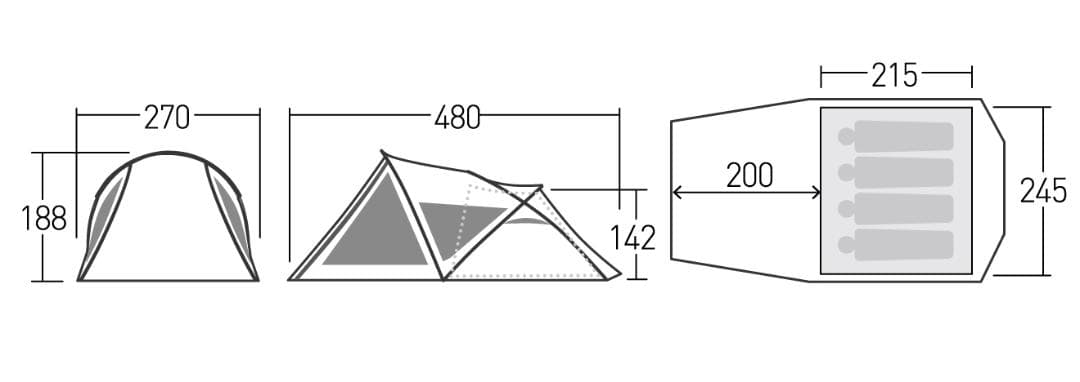 オガワ　シャンティＲ 2659 新品未使用　４人用