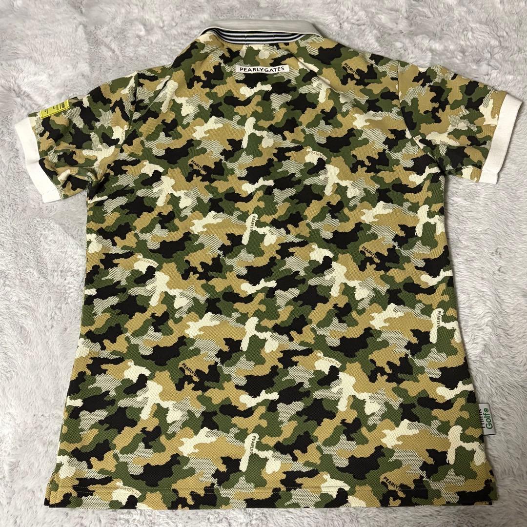 PEARLY GATES パーリーゲイツ ポロシャツ　迷彩柄　4 ゴルフウェア