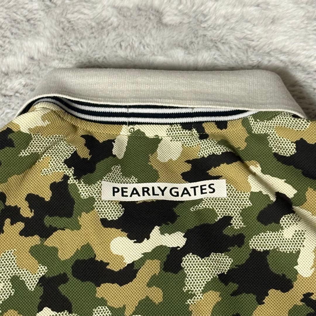 PEARLY GATES パーリーゲイツ ポロシャツ　迷彩柄　4 ゴルフウェア