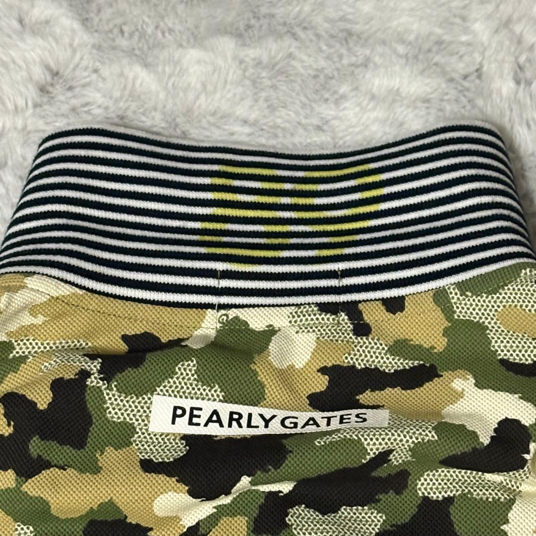 PEARLY GATES パーリーゲイツ ポロシャツ　迷彩柄　4 ゴルフウェア