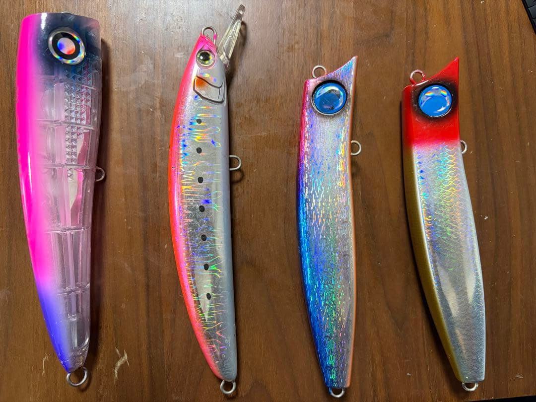 フロッサー170f、ボアーss170、メガテロ君160f×2