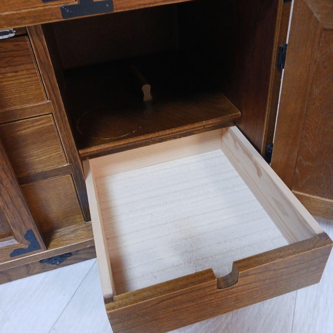 希少 箪笥 裁縫箱 木箱 からくり 隠し有り 古道具 和ダンス レトロ