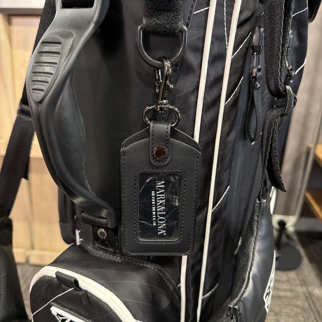 マークアンドロナ　スタンドキャディバッグ ブラック