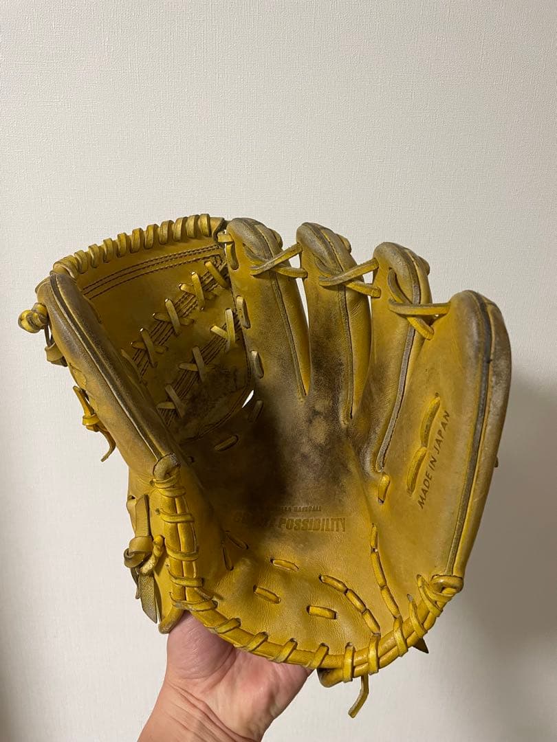 ごりら印の野球道具　硬式投手用グローブ　SKR型