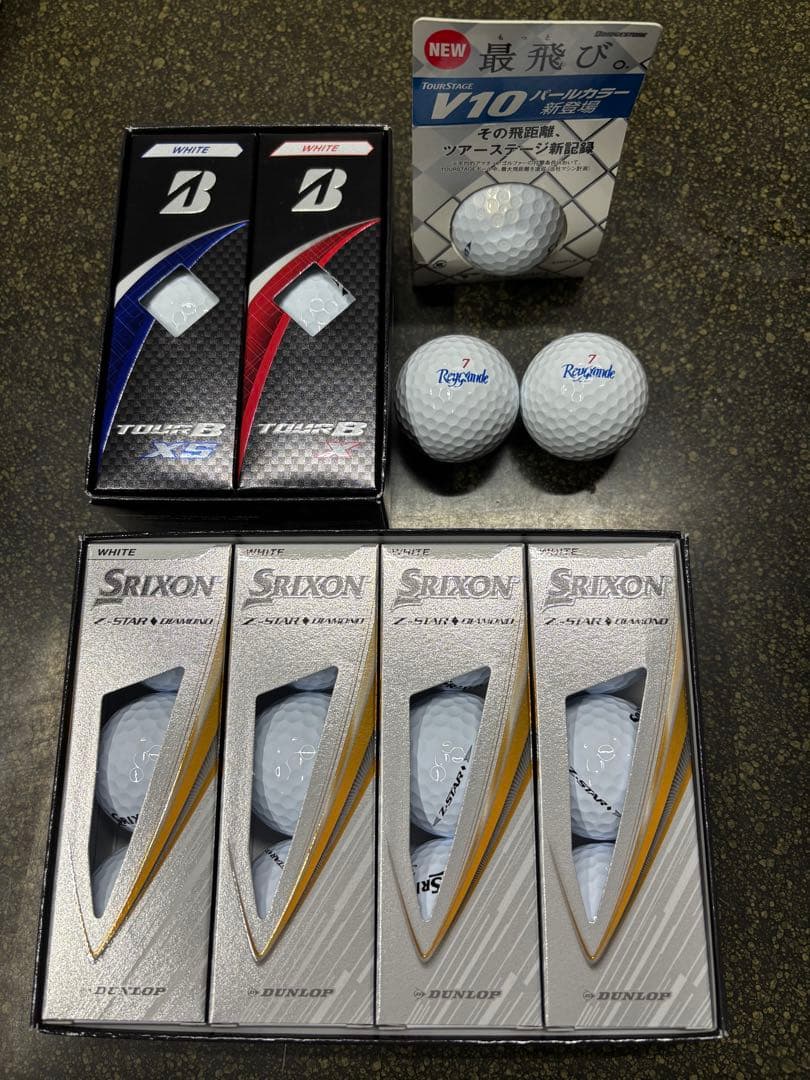 Srixon Tour B他ゴルフボール12個+6個+2個+1個