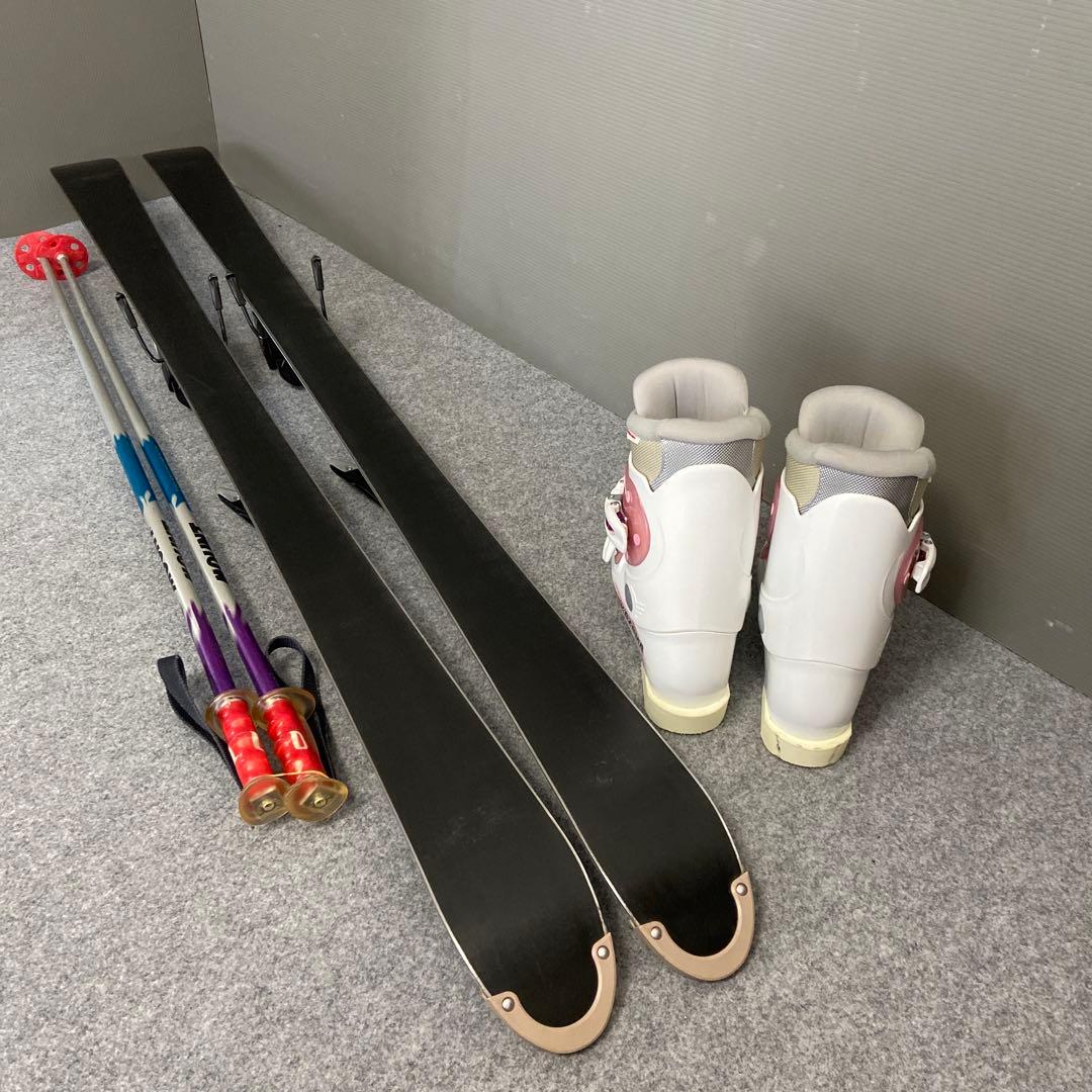 ★初心者向け★メンテ済 大人スキーセット 板148cm ブーツ24cm
