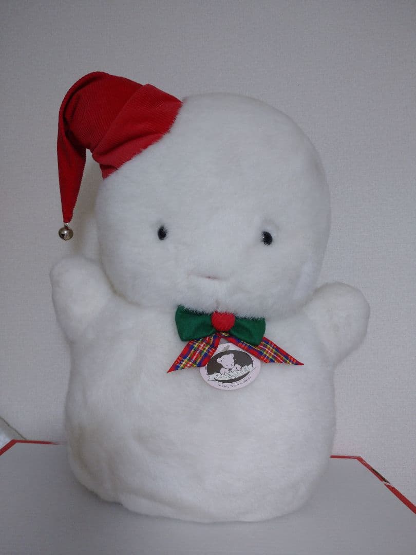 【昭和レトロ】三英 特大 ぬいぐるみ 雪だるま スノーマン