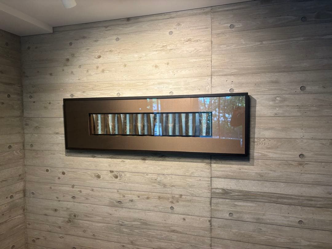 【工芸品】【美品】箔デザイナー　モダンアートパネル