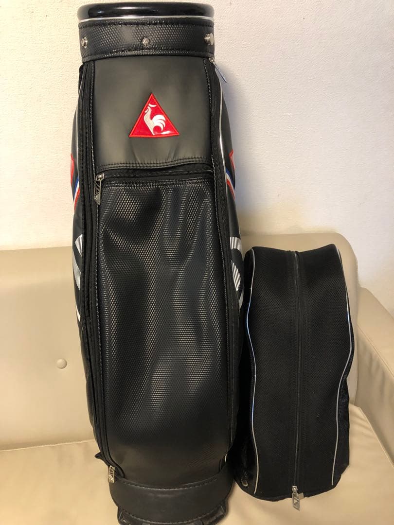 【ゆい】廃盤希少品　ルコックスポルティフ　キャディバッグ　ゴルフバッグ