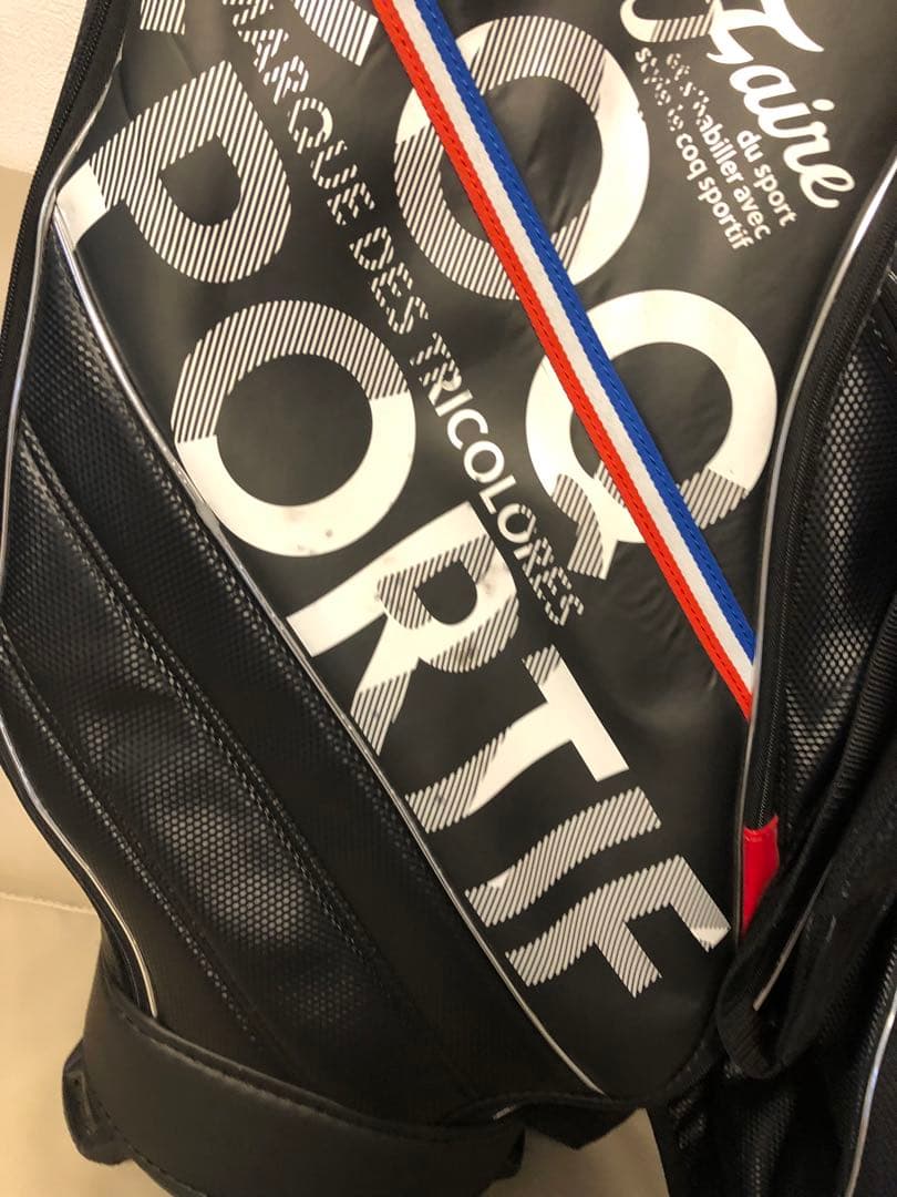 【ゆい】廃盤希少品　ルコックスポルティフ　キャディバッグ　ゴルフバッグ