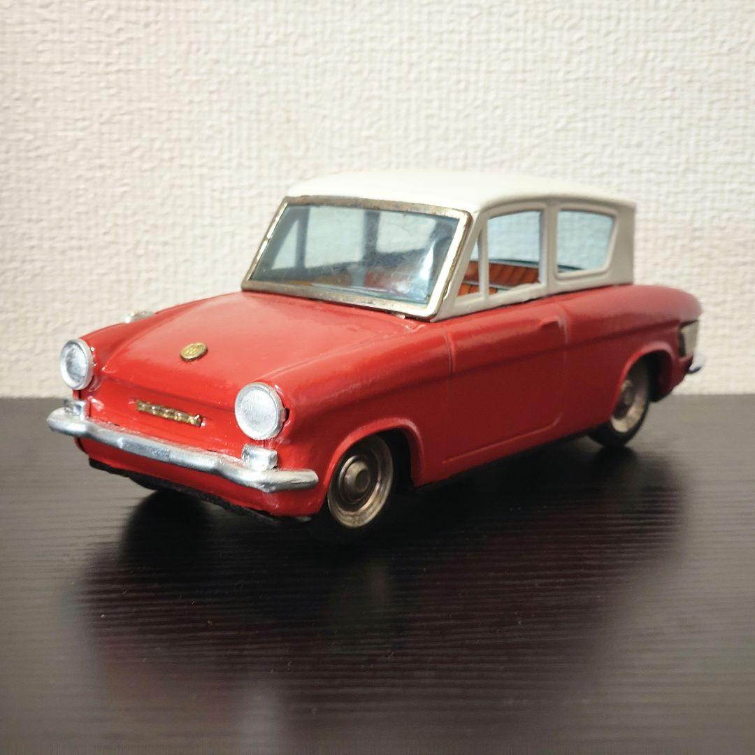 イチコー　マツダ　キャロル　赤/白色　ブリキ