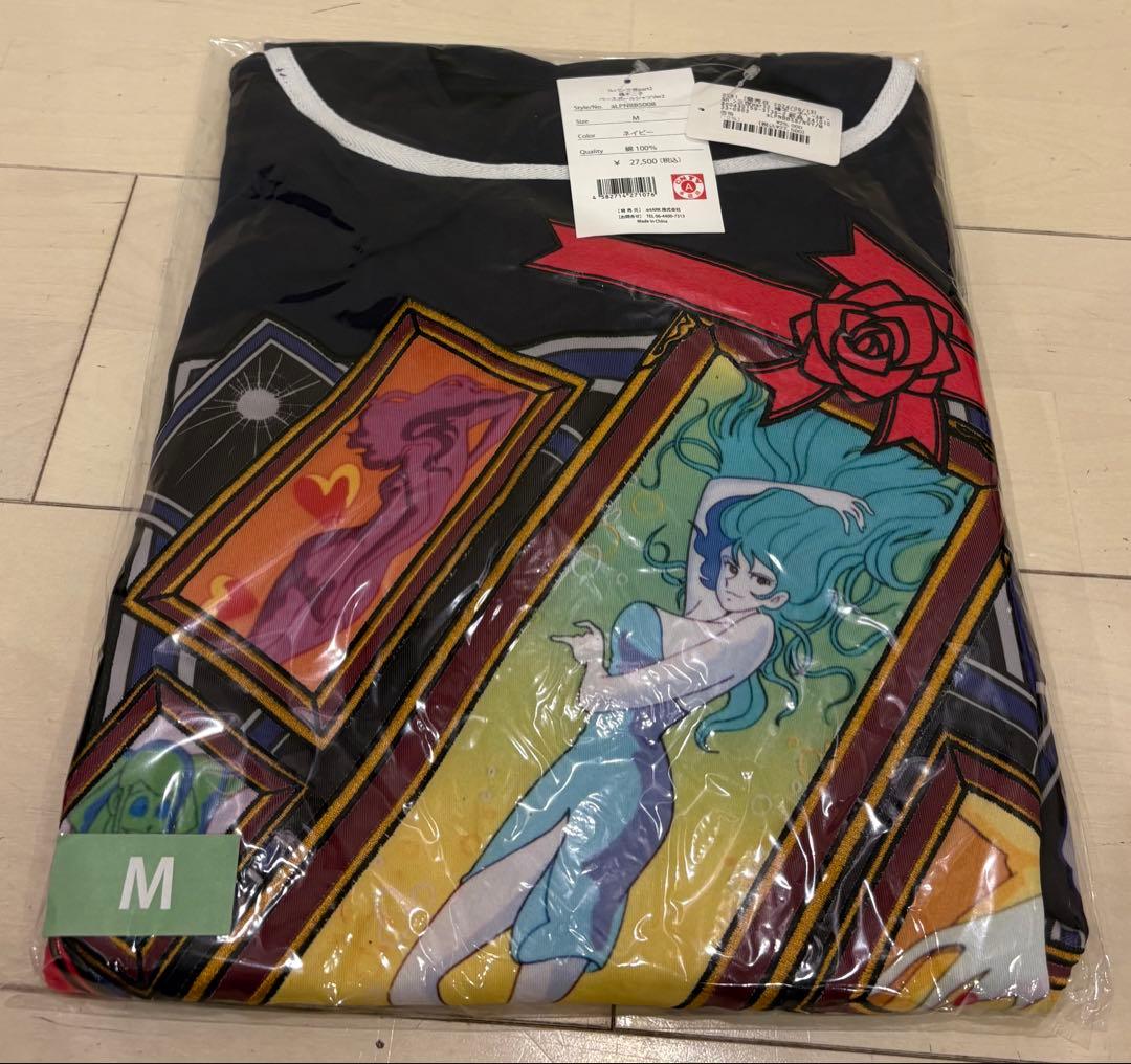 峰不二子　ルパン三世part2 ベースボールシャツ M ネイビー