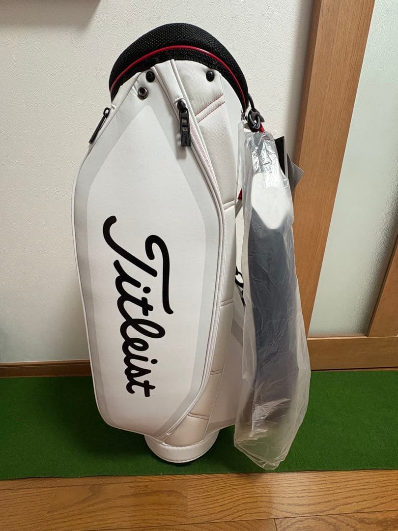 Titleist キャディーバッグ ホワイト 軽量9型 TB23ACBA-16