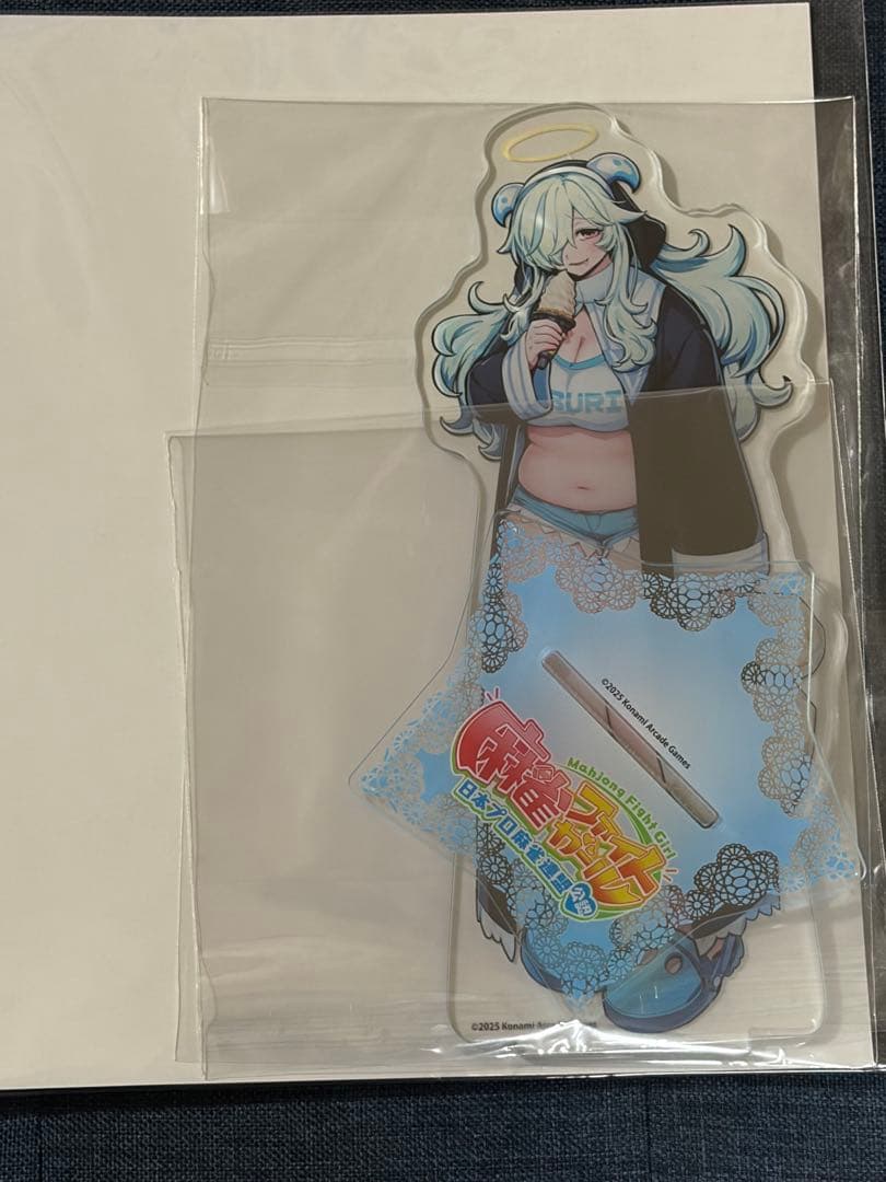 麻雀ファイトガール ダブリエル くじ BIGアクリルスタンド　3個セット