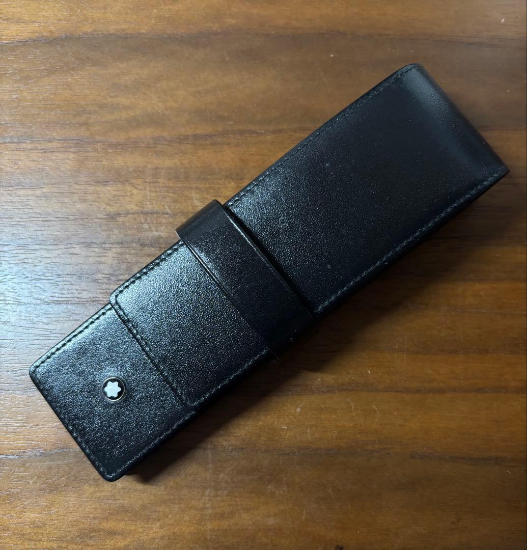 【未使用級】モンブラン レザー　ペンケース マイスターシュテュック メンズ